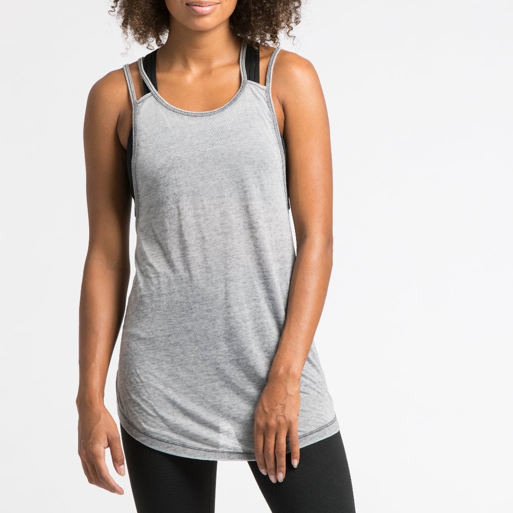 Beyond Yoga X Pure Barre Burnout Cross Back Tank